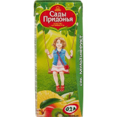 Сок Сады Придонья мультифруктовый с мякотью 0.2 л купить в интернет-магазине товаров для офиса и дома ТопГрад с доставкой