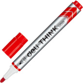 Маркер для белых досок Deli Think EU00140 красный (толщина линии 1.5-3 мм) круглый наконечник