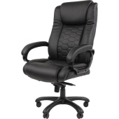 Кресло для руководителя Easy Chair 641 черное (искусственная кожа, пластик)