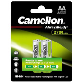 Аккумулятор AA 2700 мАч Camelion Always Ready 2 штуки в упаковке Ni-Mh (15036)