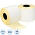 Термоэтикетки 58х60 мм ЭКО 25 мм диаметр втулки (48 рулонов по 500  этикеток)