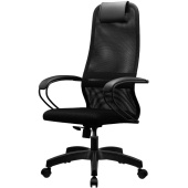 Кресло для руководителя Easy Chair SU-B-8 черное (ткань, пластик)