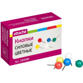Кнопки силовые (11 мм, 50 штук в упаковке) шарик Attache