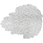 Салфетка сервировочная (плейсмат) Nouvelle Daily Аjoure 36x46 см  серебристая (4 штуки в упаковке)