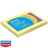 Стикеры Attache Simple 76х51 мм пастельные желтые (1 блок на 100 листов)