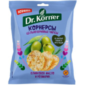 Чипсы Dr.Korner с оливковым маслом и розмарином 50 г купить в интернет-магазине товаров для офиса и дома ТопГрад с доставкой