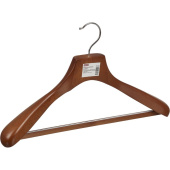 Вешалка-плечики Attache DL0883 с перекладиной орех (размер 52-54)