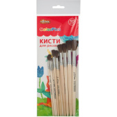 Набор кистей №1 School Color Pics пони круглая 10 штук