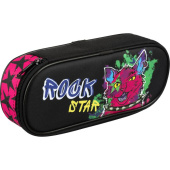 Пенал односекционный Комус Класс Rock Star черный Пенал односекционный Комус Класс Rock Star черный