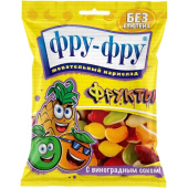 Мармелад Фру-Фру Фрукты 80 г (12 штук в упаковке) купить в интернет-магазине товаров для офиса и дома ТопГрад с доставкой