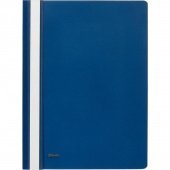 Скоросшиватель пластиковый Комус А4 до 100 листов синий (толщина обложки 0.13/0.18 мм)