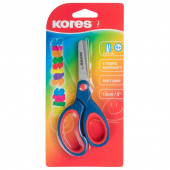 Ножницы детские Kores Softgrip (130 мм, с эргономичными ручками)