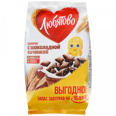 Подушечки Любятово с шоколадной начинкой 500 г купить в интернет-магазине товаров для офиса и дома ТопГрад с доставкой