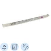 Пипетка серологическая стерильная 25 мл (25 штук в упаковке) купить в интернет-магазине товаров для офиса и дома ТопГрад с доставкой