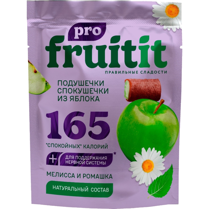 Пастилки Fruit it Pro Спокушечки с маршмеллоу и яблоком 50 г