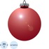 Шар новогодний BigDecor пластик красный (диаметр 20 см, 497134)