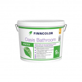 Краска для влажных помещений Finncolor Oasis Bathroom A полуматовая 9 л