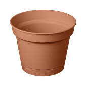 Горшок для цветов Idiland Mint 2.3 л терракотовый (18.5x14.2 см)