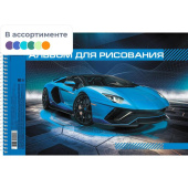 Альбом для рисования Hatber Автопанорама А4 40 листов