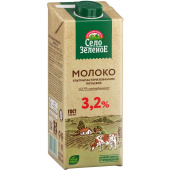 Молоко Село Зеленое ультрапастеризованное 3.2% 950 г