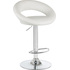 Стул барный Dobrin Mira белый/хромированный (искусственная кожа/металл) купить в интернет-магазине товаров для офиса и дома ТопГрад с доставкой