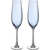 Набор бокалов для шампанского Crystal Bohemia Columba Optic 260 мл (2  штуки в упаковке, 9BL/1SI81/0/72U43/260-264) Набор бокалов для шампанского Crystal Bohemia Columba Optic 260 мл (2  штуки в упаковке, 9BL/1SI81/0/72U43/260-264)