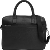Сумка для документов Fabretti чёрная из натуральной кожи (L14133-2) купить в интернет-магазине товаров для офиса и дома ТопГрад с доставкой