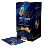 Чай черный Richard Royal Orange & Cinnamon 25 пакетиков (корица, апельсин)