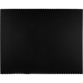 Коврик входной (придверный) ячеистый (ромб) грязезащитный 68x83 см  чёрный