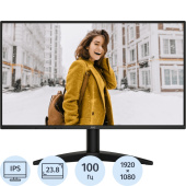 Монитор 23.8" AOC 24B36H чёрный
