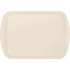 Поднос пластиковый 47х33х3 см с ручками бежевый