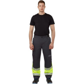 Брюки рабочие летние мужские Равелин с СОП лимонные/графит (размер 48-50, рост 170-176)