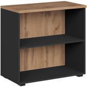 Стеллаж для документов Easy Loft (дуб натуральный/графит, 786х420х738 мм)