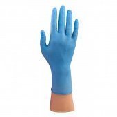 Перчатки медицинские смотровые нитриловые S&C TN 320 нестерильные неопудренные голубые размер L (100 штук в упаковке)
