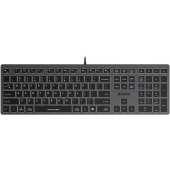 Клавиатура проводная A4Tech Fstyler FX60 (FX60 GREY / WHITE)