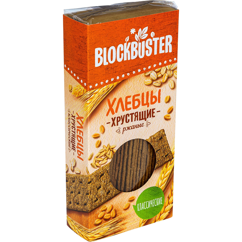Хлебцы Blockbuster ржаные 130 г