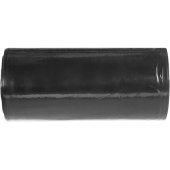Мешки для мусора на 120 л черные (ПВД, 80 мкм, в рулоне 10 штук, 70x110 см)