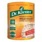 Хлебцы Dr.Korner Злаковый коктейль медовый пшеничные 100 г