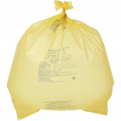 Пакеты для медицинских отходов ПТП Киль класс Б 60 л желтый 70x80 см 18 мкм (100 штук в упаковке)