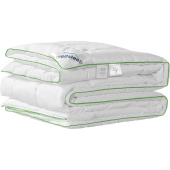 Одеяло евро макси Medsleep Dao 220x240 см стёганое с кантом белое