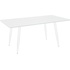 Стол обеденный Sheffilton SHT-TU14 (белый муар/белая шагрень,  1200х800х740 мм)