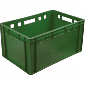 Ящик (лоток) мясной из ПНД 600х400х300 мм зеленый