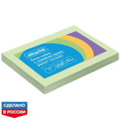 Стикеры Attache Simple 76х51 мм пастельные салатовые (1 блок на 100 листов)