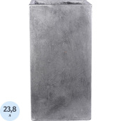 Кашпо Idealist Крисмас 23.8 л серебристый (23x45x23 см)