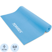 Коврик для фитнеса и йоги Torres Basis 3 172x60x0.3 см голубой купить в интернет-магазине товаров для офиса и дома ТопГрад с доставкой