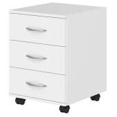 Тумба подкатная Simple SC-3M/3M.1 (белый, 412х450х566 мм, 3 ящика)