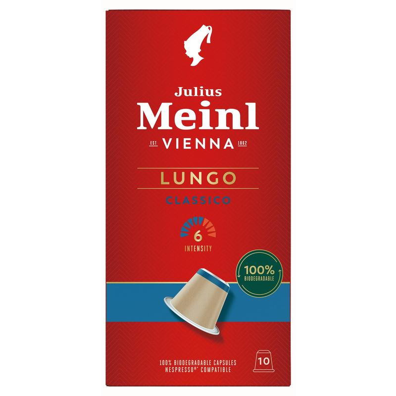 Кофе в капсулах для кофемашин Julius Meinl Lungo Classiсо Bio (10 штук в упаковке)