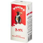 Молоко Молти ультрапастеризованное 3.2% 1 л купить в интернет-магазине товаров для офиса и дома ТопГрад с доставкой