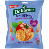 Чипсы Dr.Korner с томатом и базиликом 50 г купить в интернет-магазине товаров для офиса и дома ТопГрад с доставкой