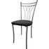 Стул обеденный Акапелло чёрный полимер (искусственная кожа, сталь)